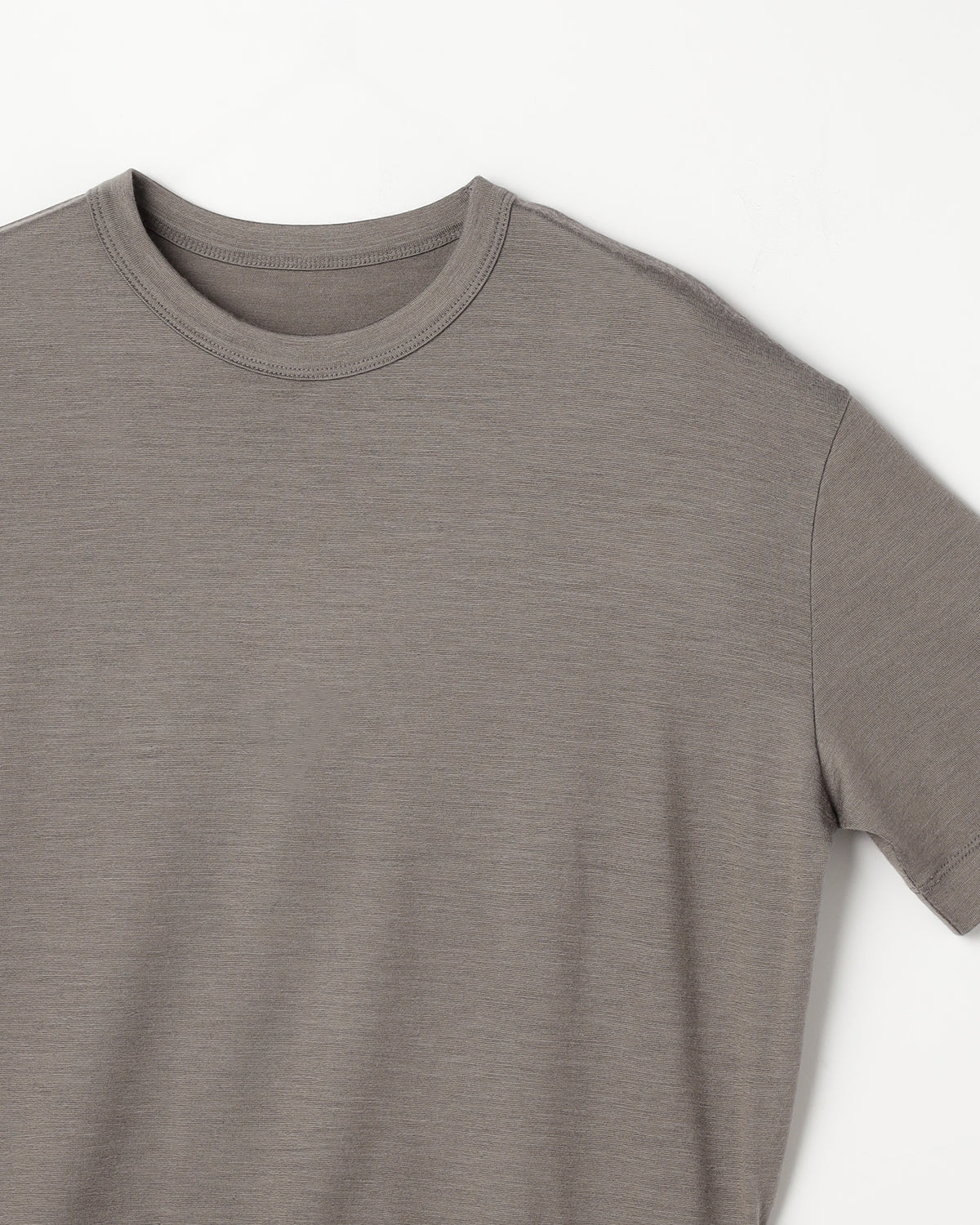 ウール天竺　ニットＴシャツ　SL8W-T438-S8  ヘムスイッチング