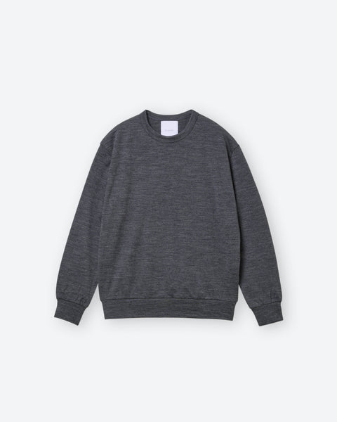 UNISEX】ウール天竺 長袖ニットTシャツ SL8W-T439-S8 ヘム