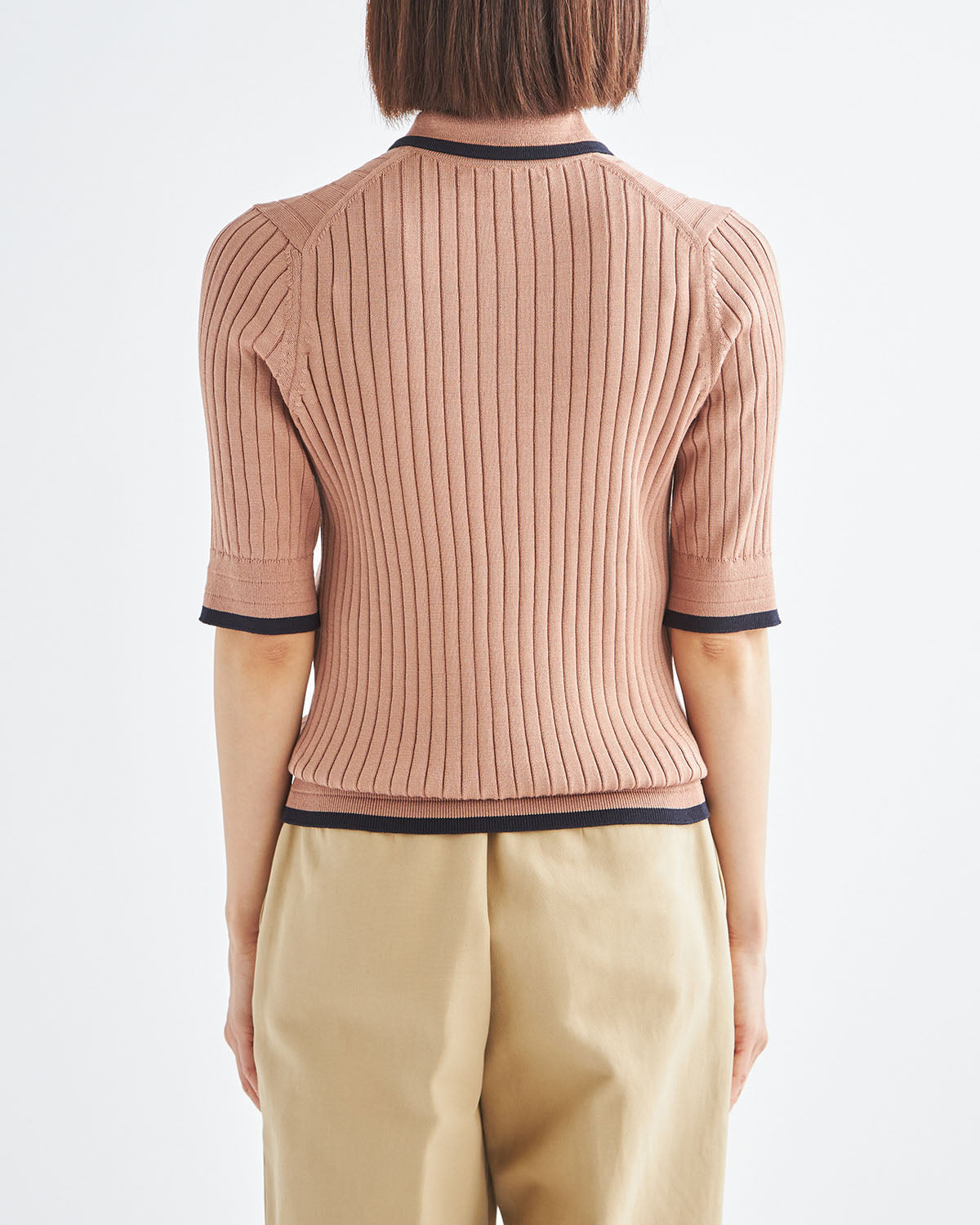 モカ×ネイビー　H166cm　着用サイズ：2