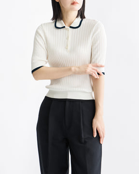 ホワイト×ネイビー　H163cm　着用サイズ：2