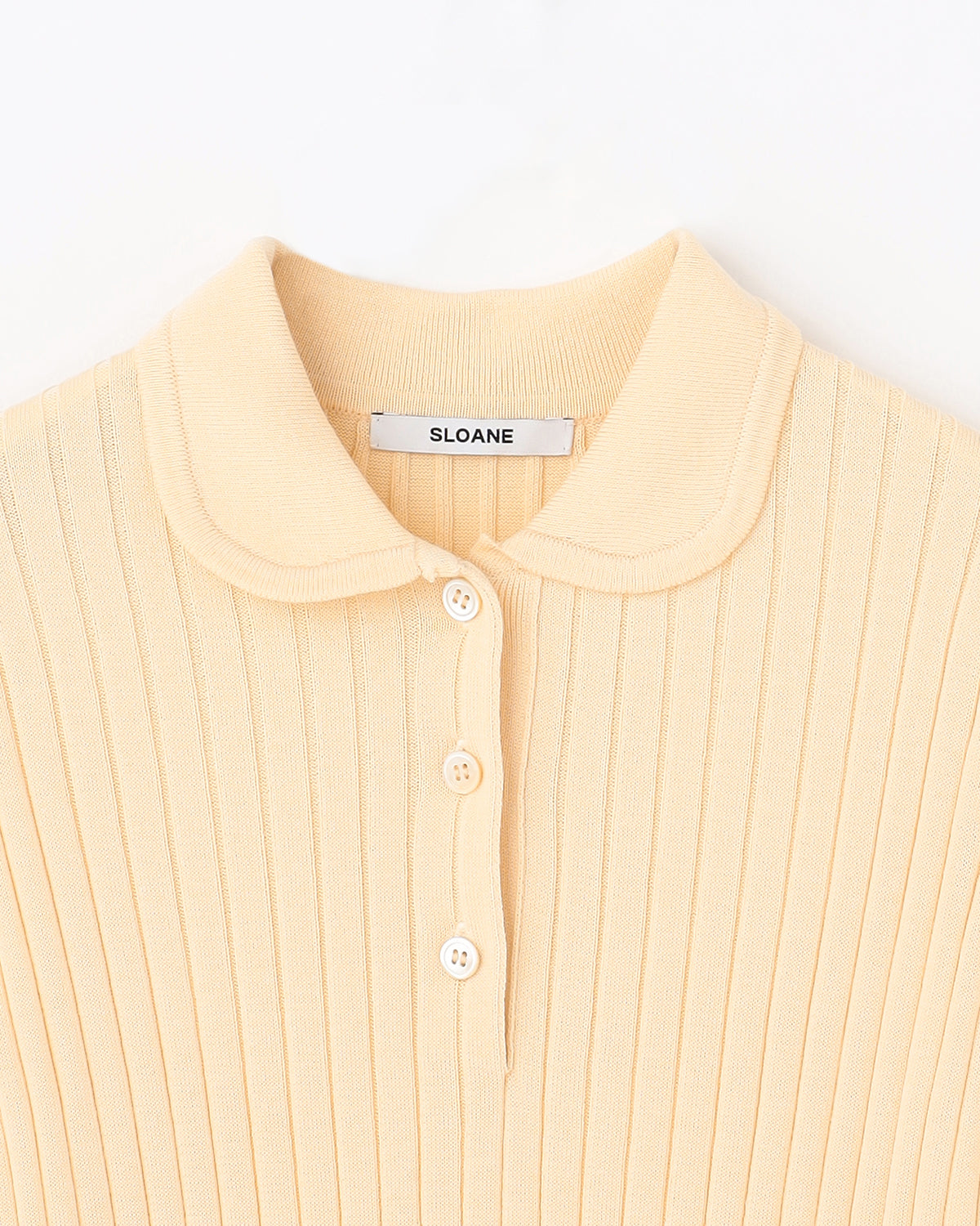 12Gワイドリブ コットン×ポリエステル５分袖丸襟ポロ　SL9S-803