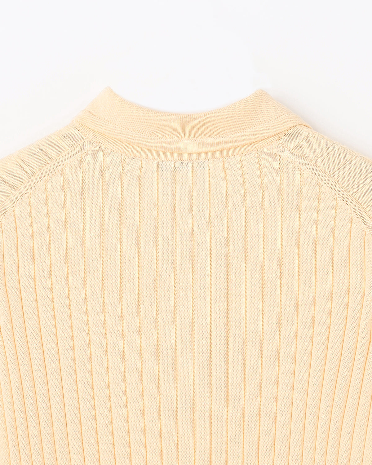 12Gワイドリブ コットン×ポリエステル５分袖丸襟ポロ　SL9S-803