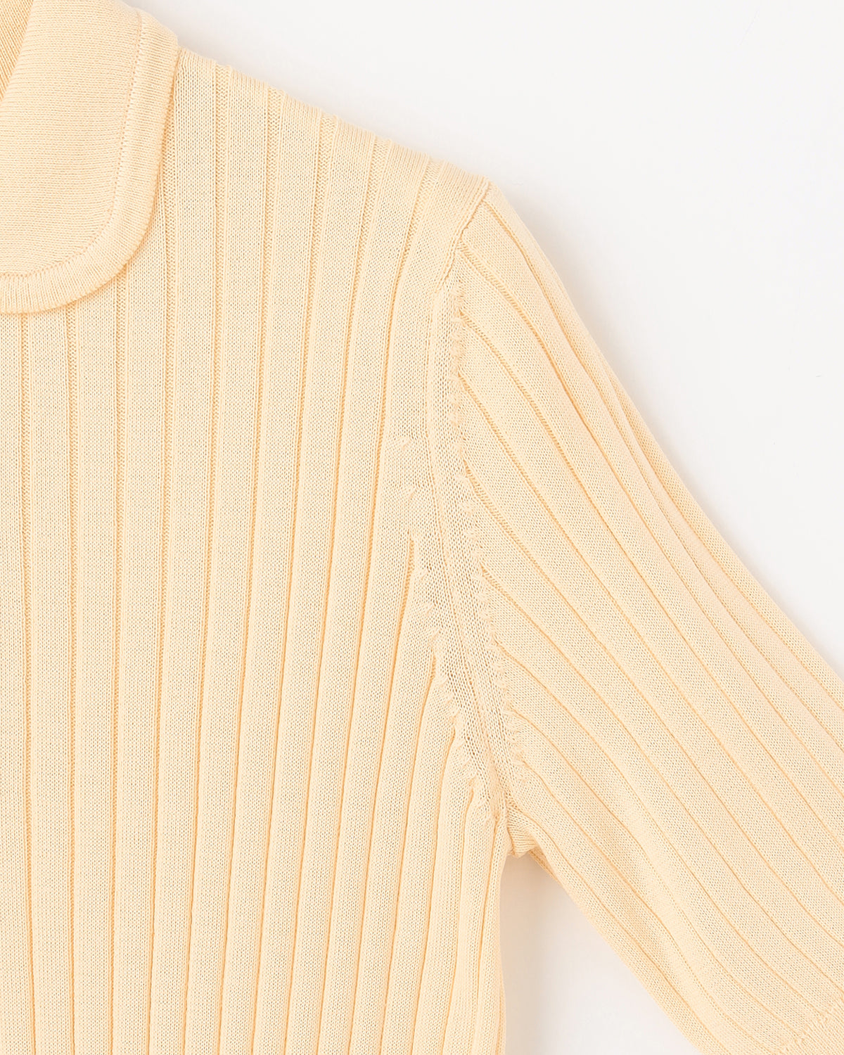 12Gワイドリブ コットン×ポリエステル５分袖丸襟ポロ　SL9S-803