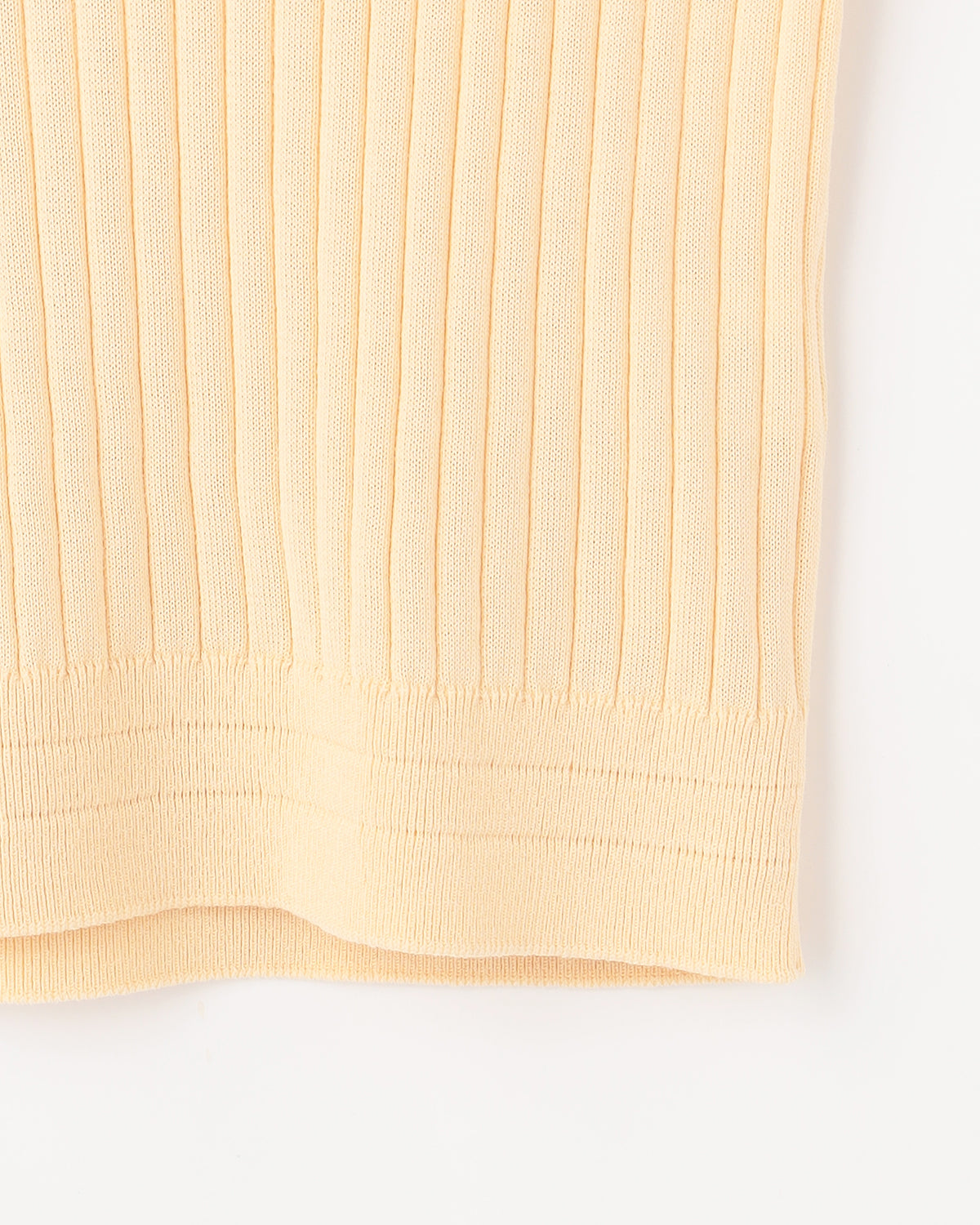 12Gワイドリブ コットン×ポリエステル５分袖丸襟ポロ　SL9S-803