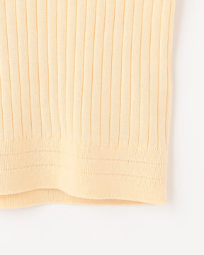 12Gワイドリブ コットン×ポリエステル５分袖丸襟ポロ　SL9S-803