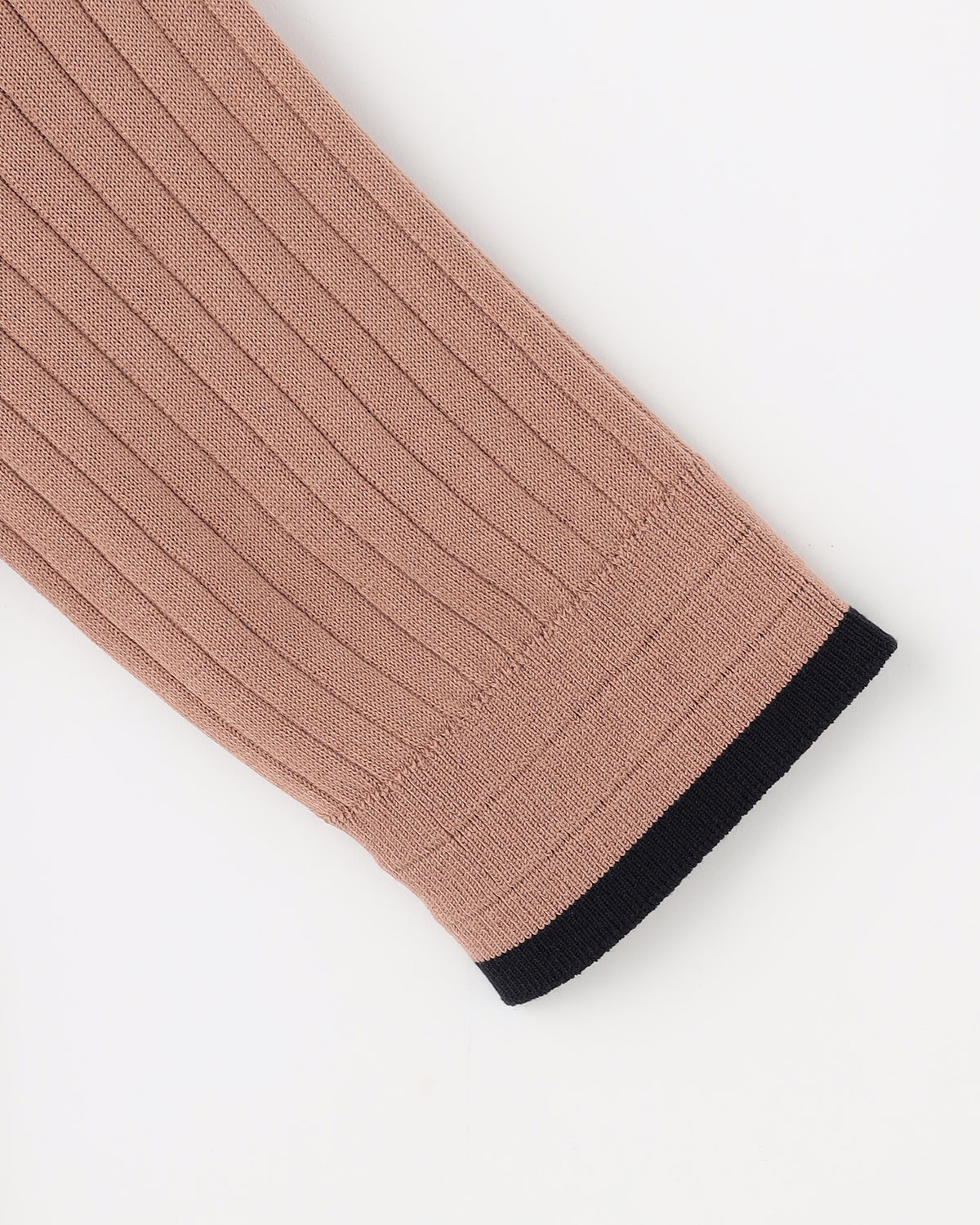 12Gワイドリブ コットン×ポリエステル バイカラー5分袖クルーネック　SL9S-804