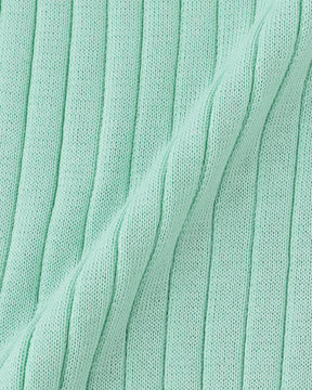 12Gワイドリブ コットン×ポリエステル 5分袖クルーネック　SL9S-805