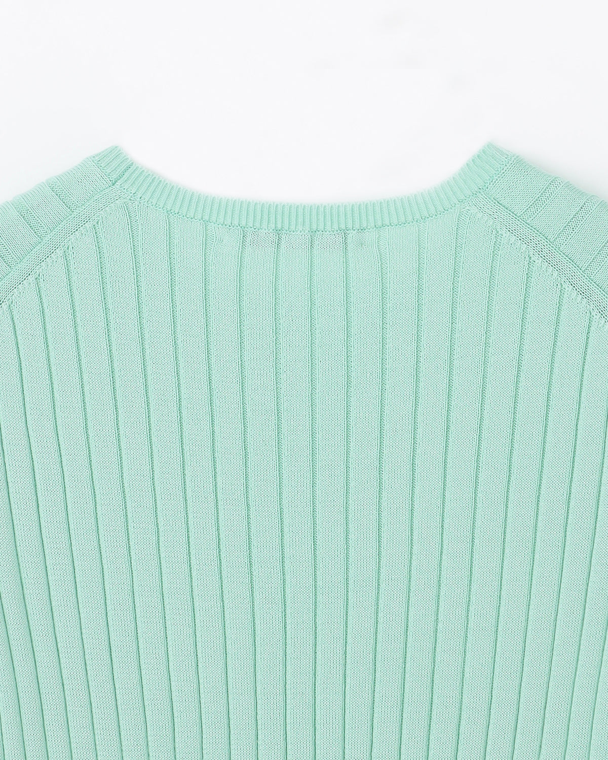 12Gワイドリブ コットン×ポリエステル 5分袖クルーネック　SL9S-805