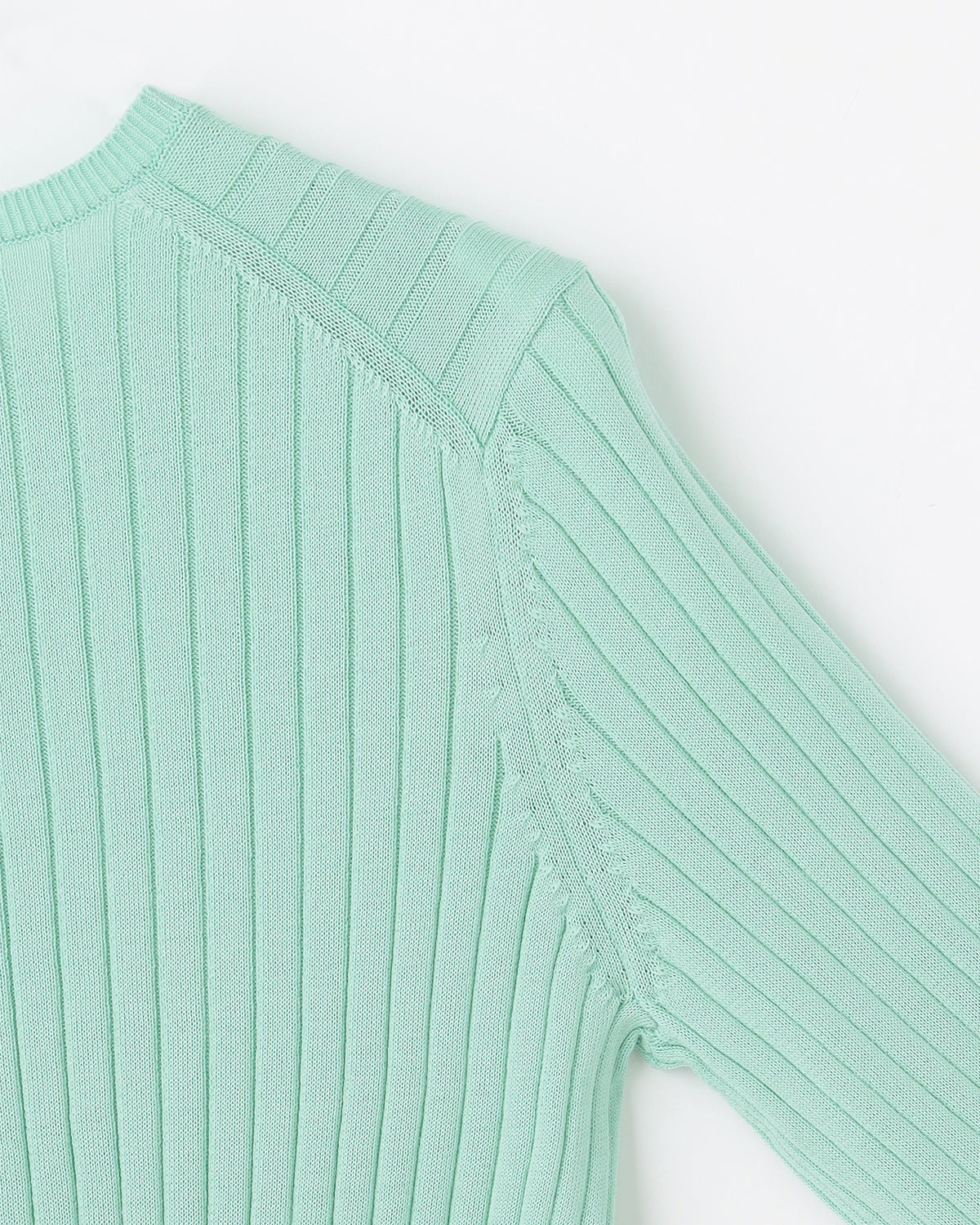 12Gワイドリブ コットン×ポリエステル 5分袖クルーネック　SL9S-805