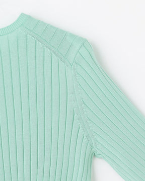 12Gワイドリブ コットン×ポリエステル 5分袖クルーネック　SL9S-805