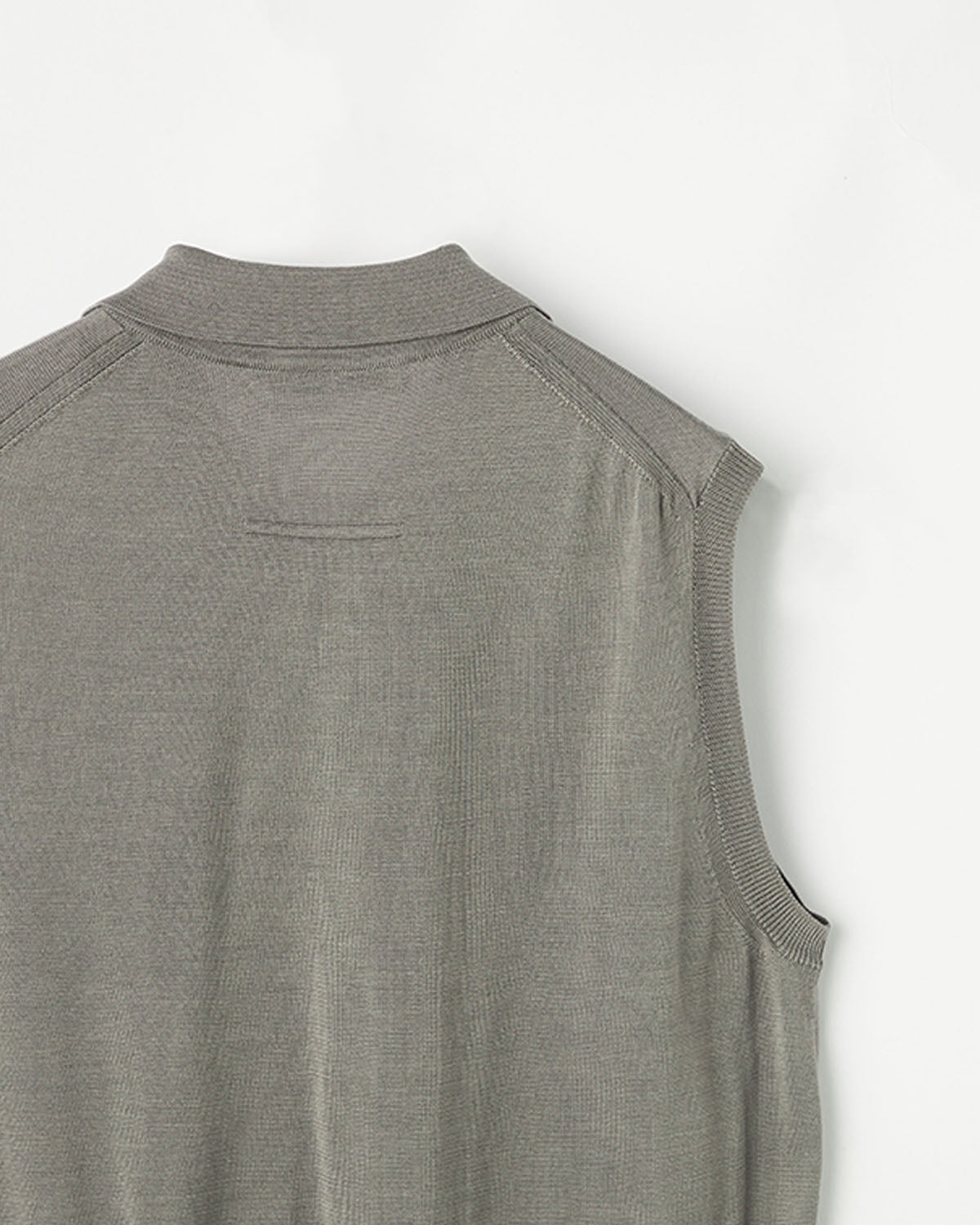 18G天竺 シルク ノースリーブポロ　SL9S-829-S10