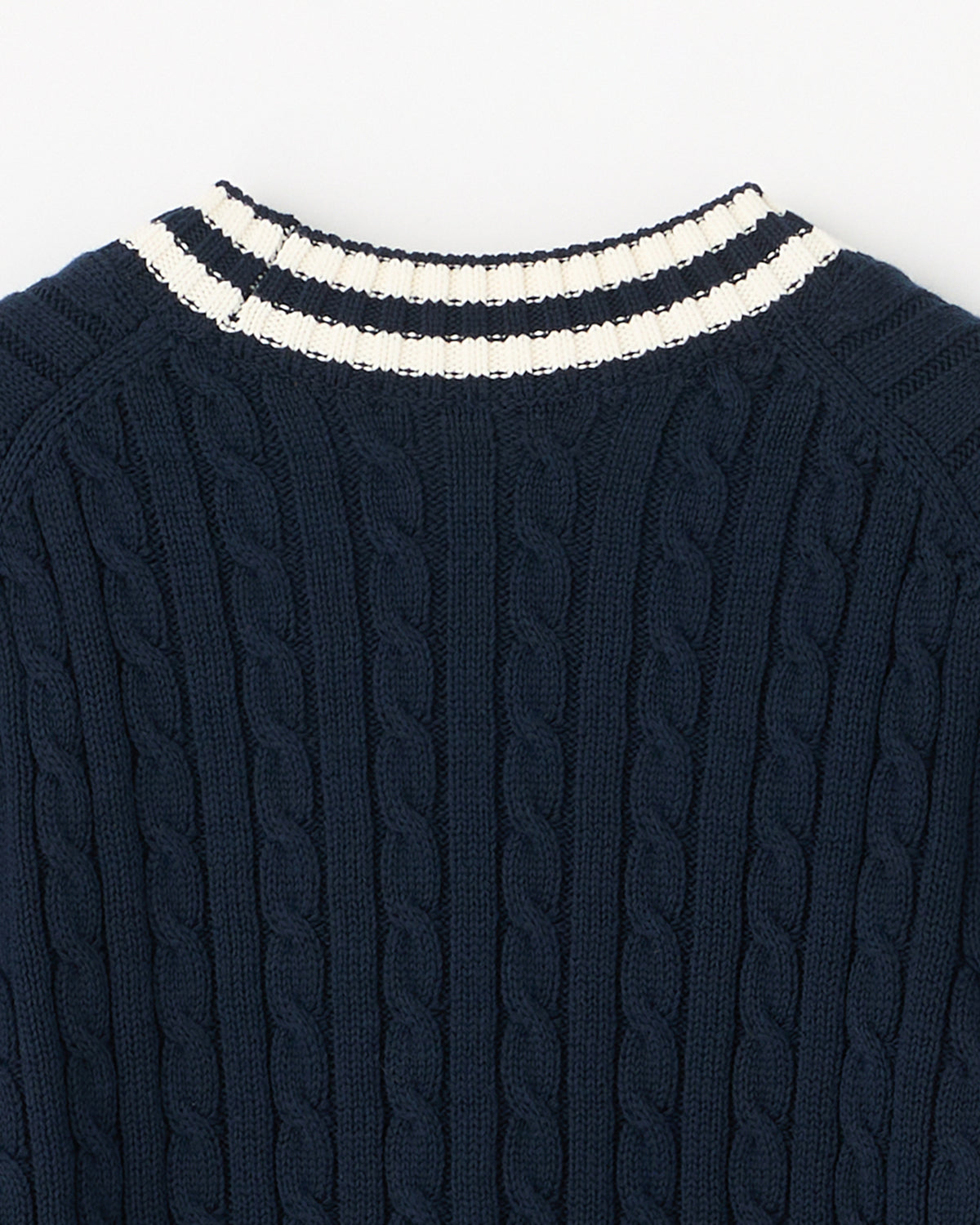 5Gチルデン コットン×ポリエステル Vネックカーディガン　SL9S-833