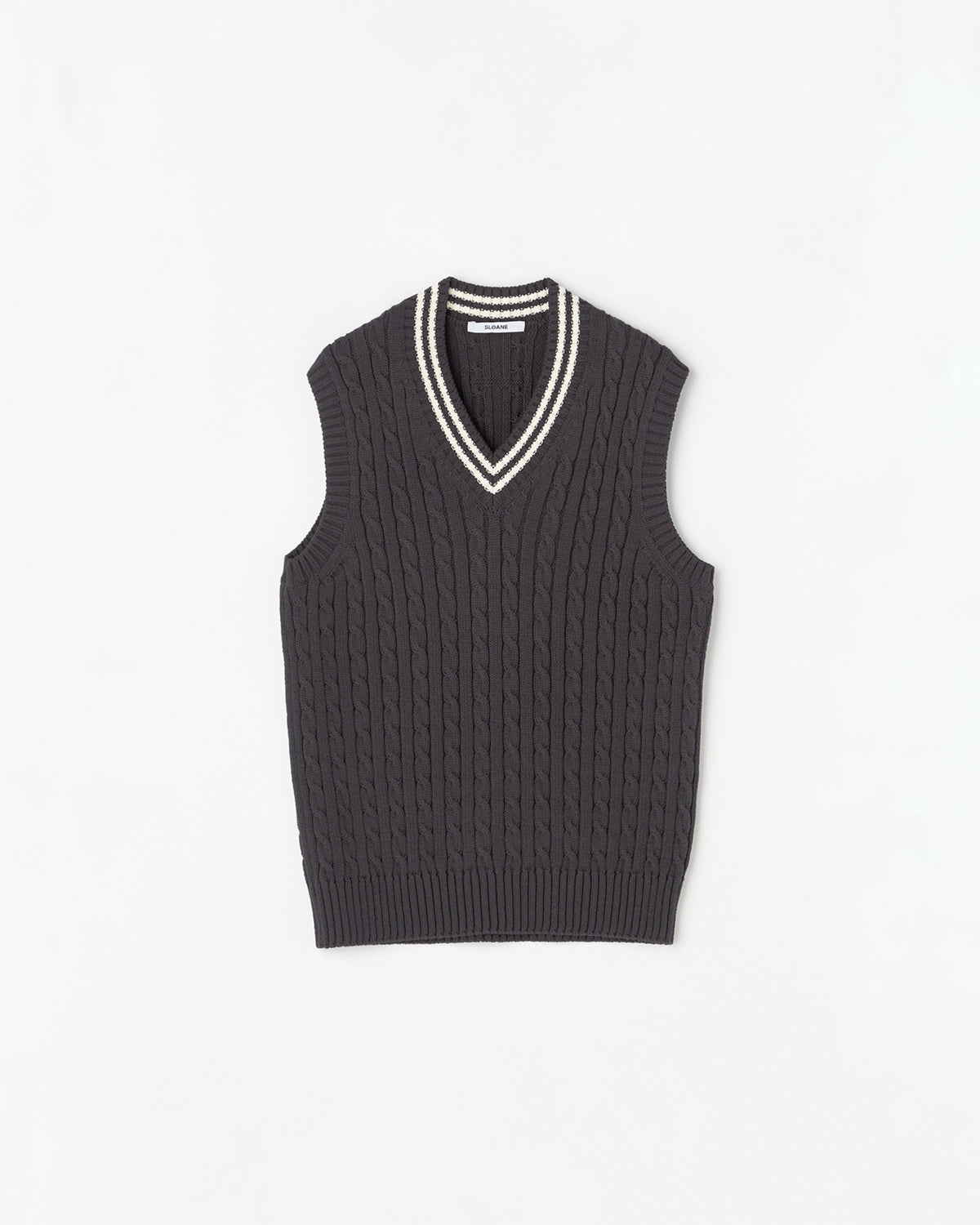 UNISEX】5Gチルデン コットン×ポリエステル Vネックベスト SL9S-834