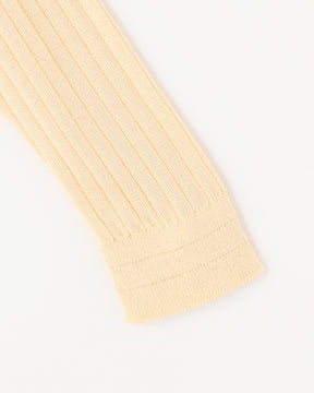 12Gワイドリブ コットン×ポリエステル Vネックカーディガン　SL9S-840