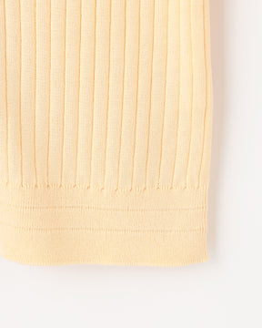 12Gワイドリブ コットン×ポリエステル Vネックカーディガン　SL9S-840