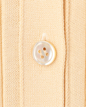 12Gワイドリブ コットン×ポリエステル Vネックカーディガン　SL9S-840