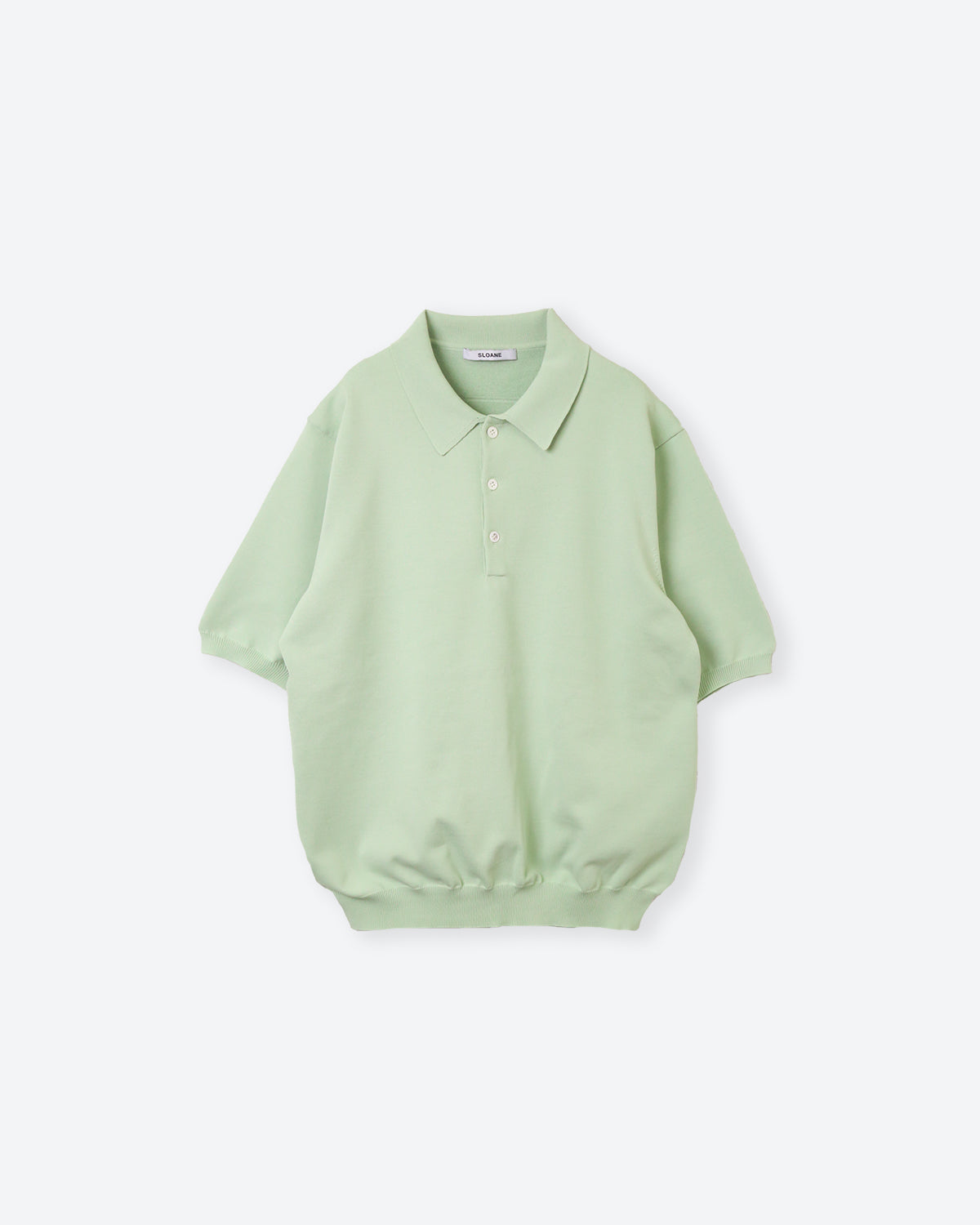 SLOANE ポリエステル半袖ポロシャツ UNISEX】14G二重臼天竺 ポリエステル×キュプラ×コットン 半袖