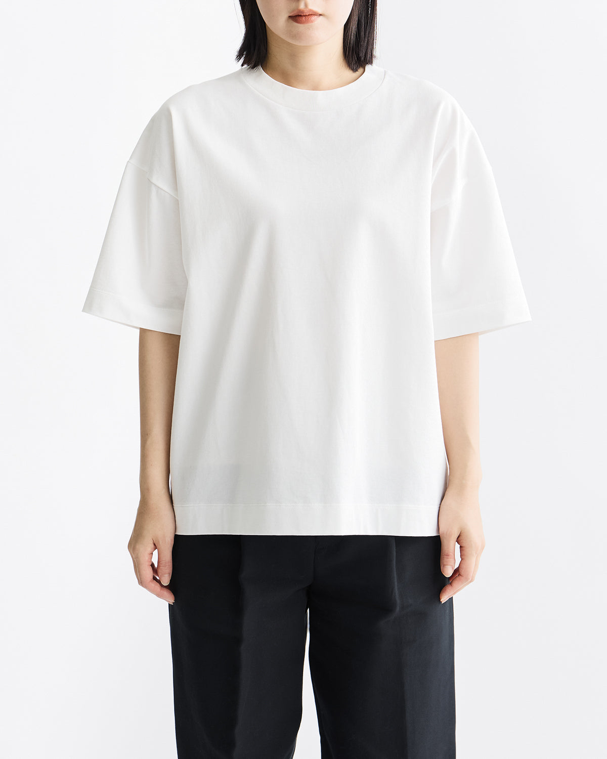 ヘビーコットンドロップショルダーＴシャツ　SL9S-T912-W11 (ベーシックカラー)