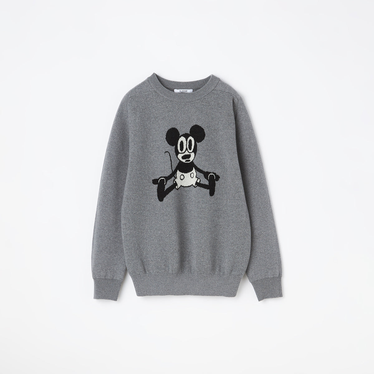 【UNISEX】12Gダブルフェイス MICKEY MOUSE/ クルーネック SL9W-724