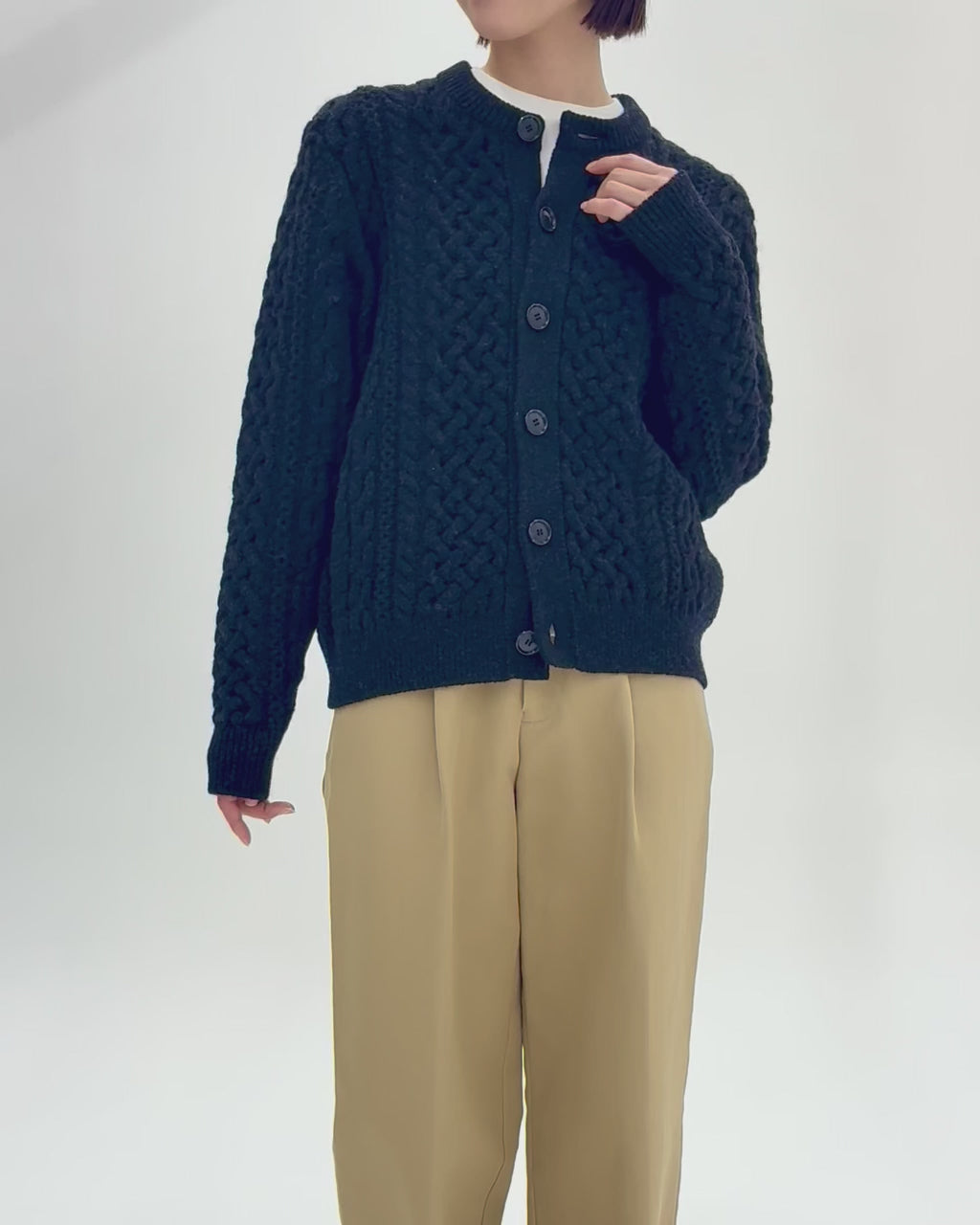 チャコール　H166cm　着用サイズ：2