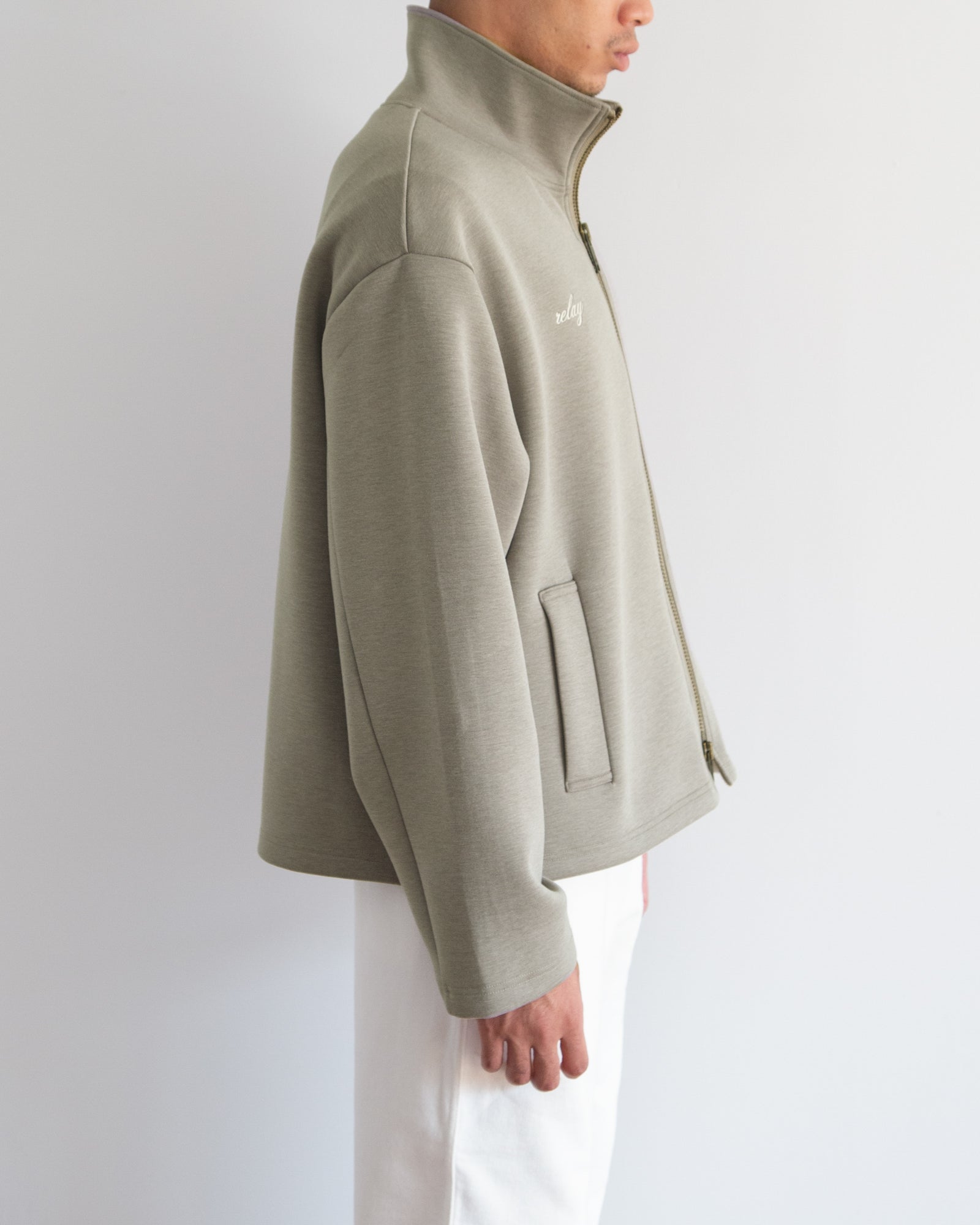 【relay】ジップアップブルゾン　r1S-PK0013