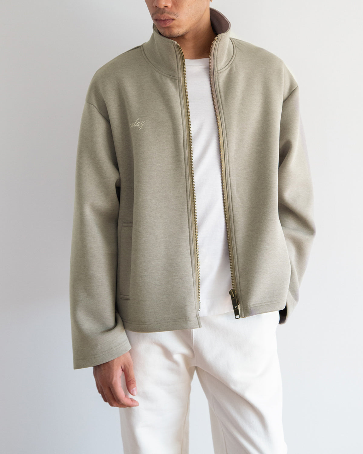 ベージュ　H178cm　着用サイズ：L