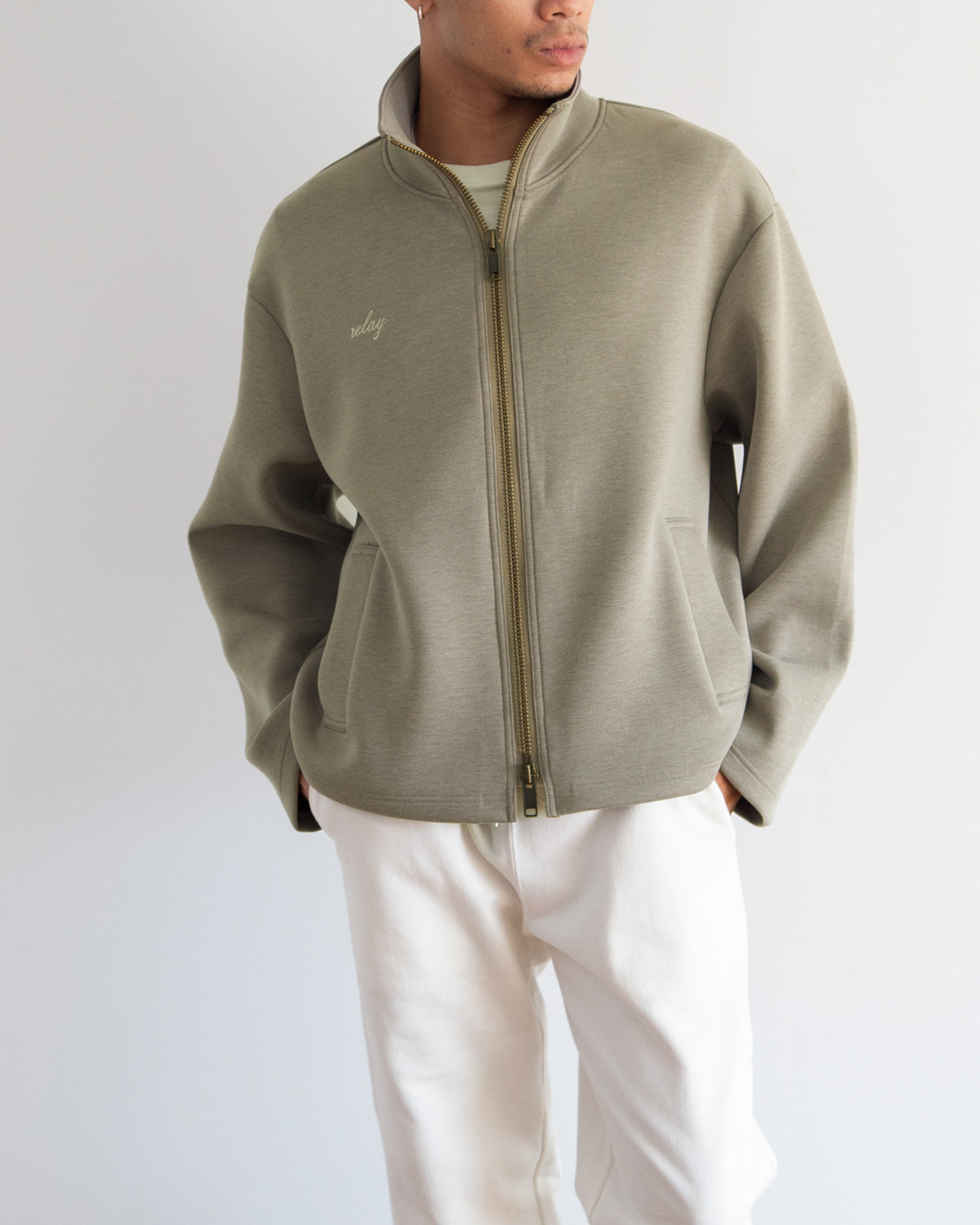 ベージュ　H178cm　着用サイズ：L