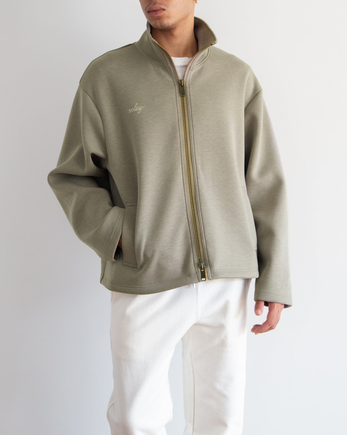 ベージュ　H178cm　着用サイズ：L