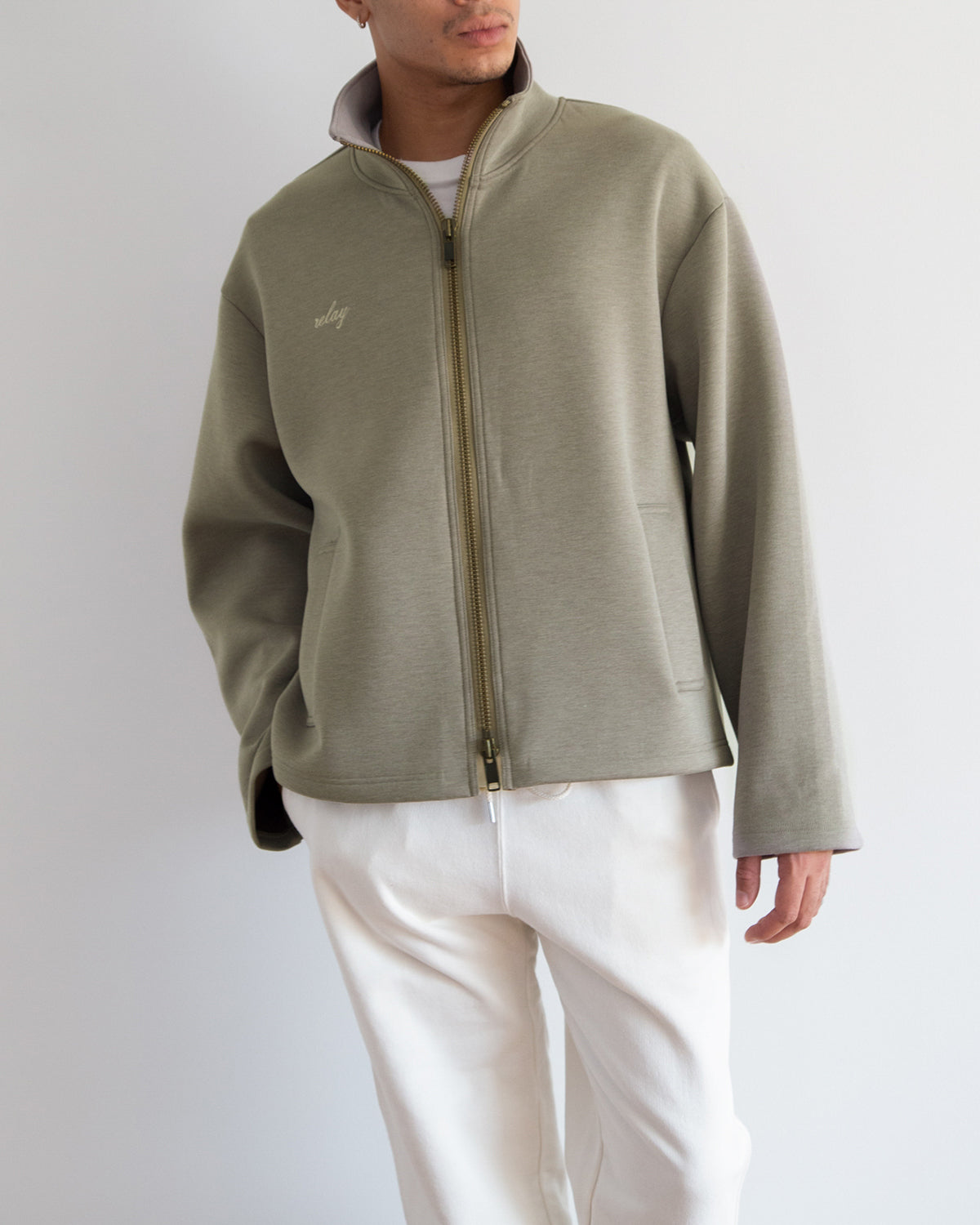 ベージュ　H178cm　着用サイズ：L