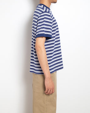 ブルー×ホワイト　H178cm　着用サイズ：M