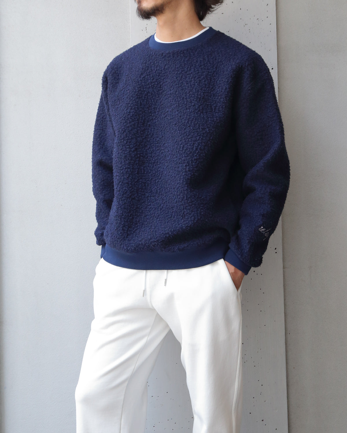 ネイビー　H178cm　着用サイズ：L