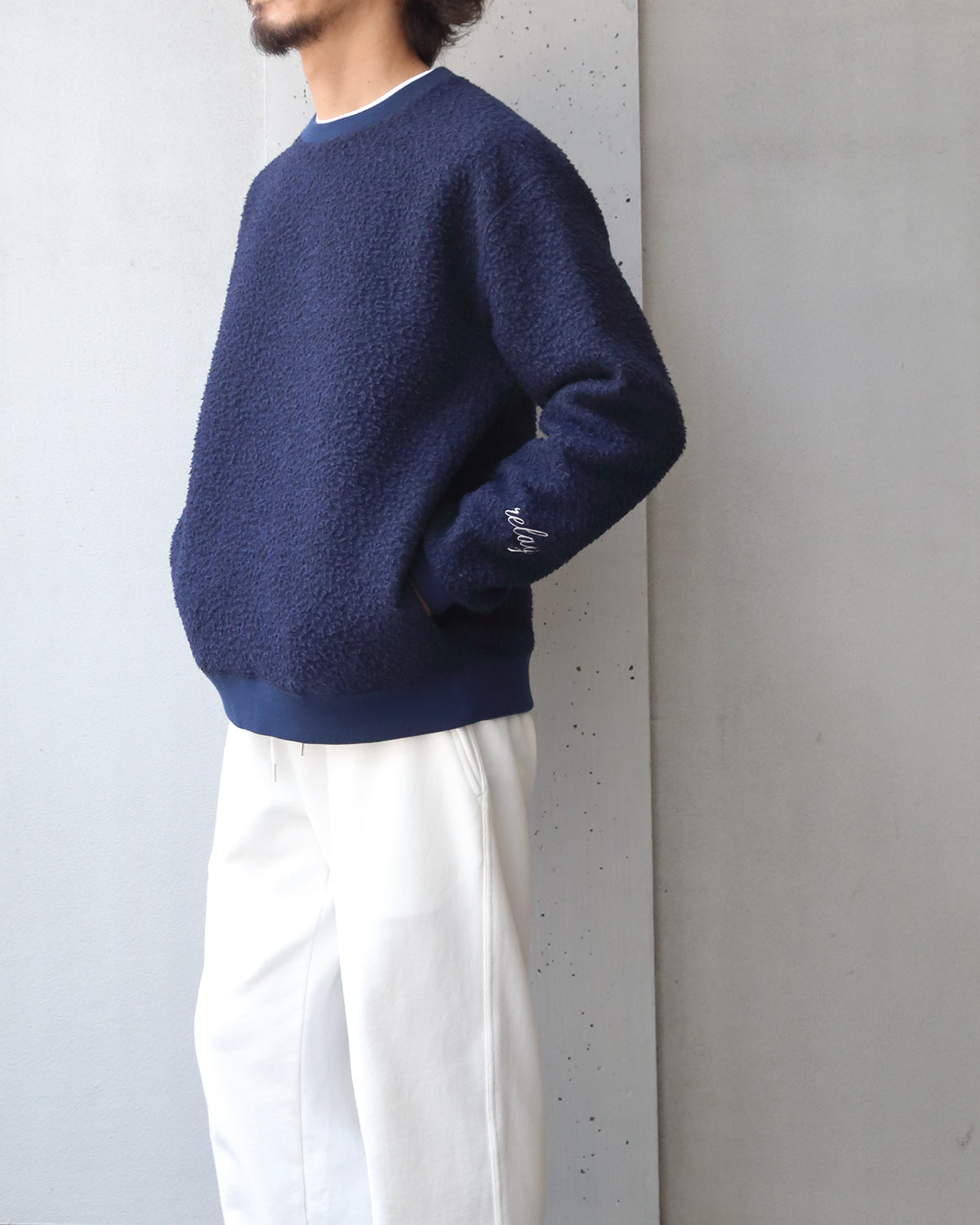 ネイビー　H178cm　着用サイズ：L