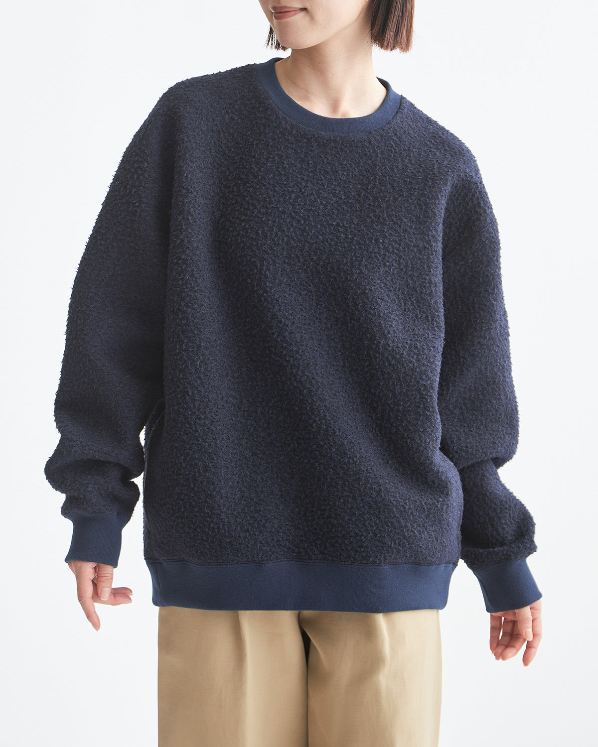 ネイビー　H166cm　着用サイズ：L
